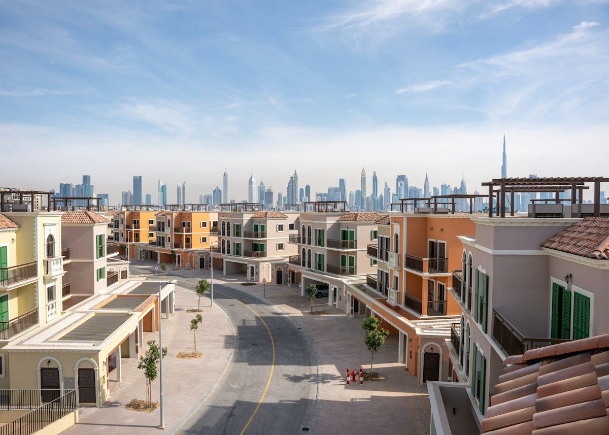 Completed building in Dubai awaiting its Building Completion Certificate