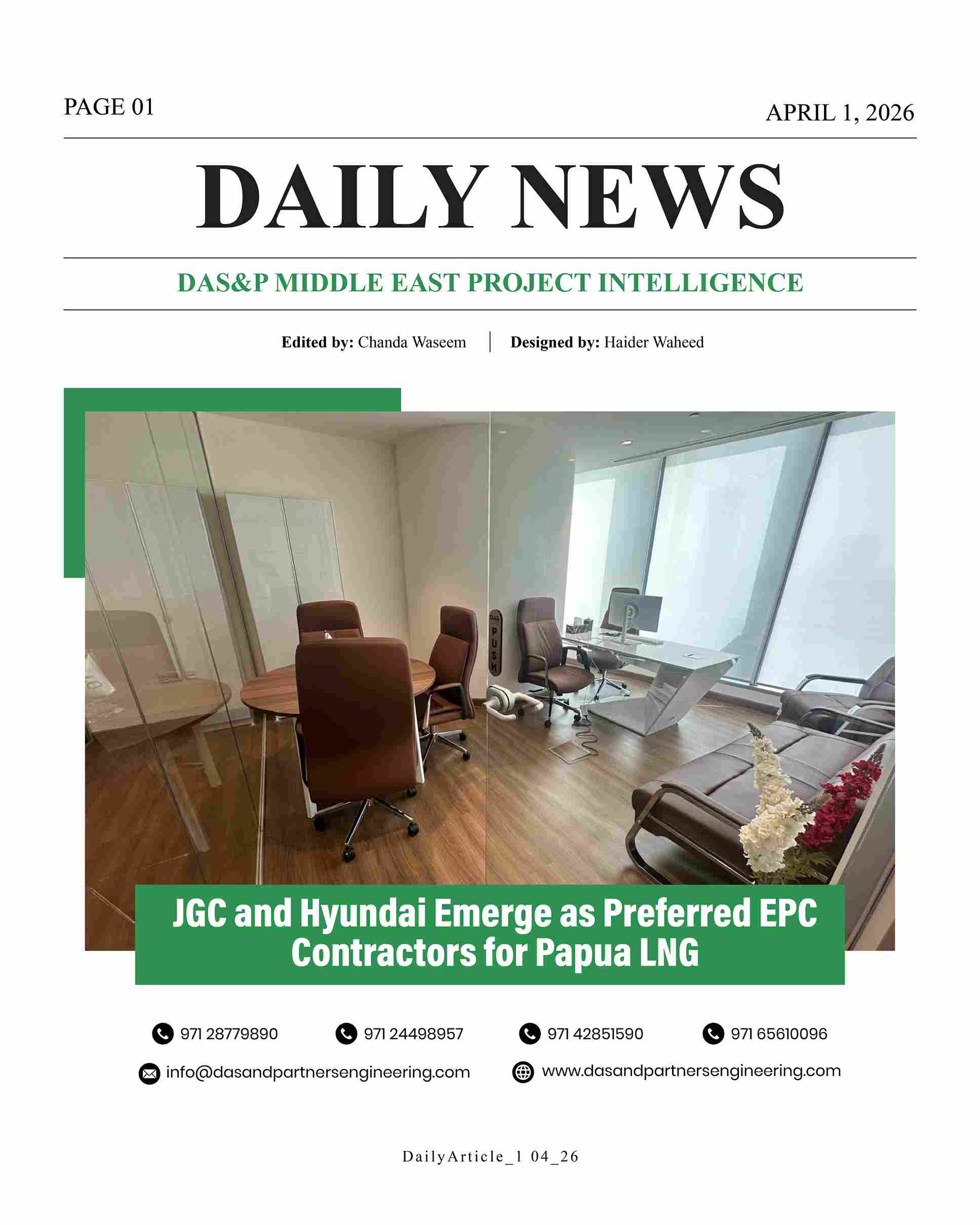 DAS Daily News April 1