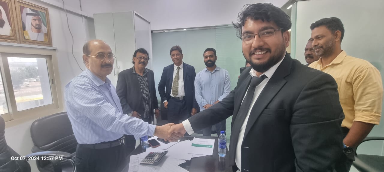 Project Signing with Al Awal Bakery