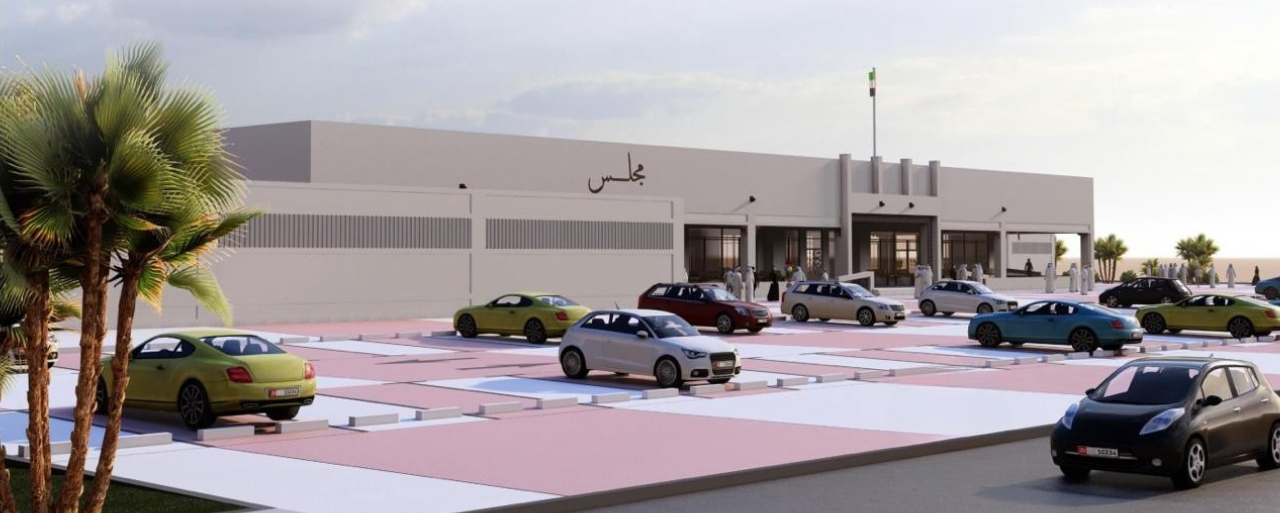 Majlis with Underground Multi-Use Facilities - Um Al Mader