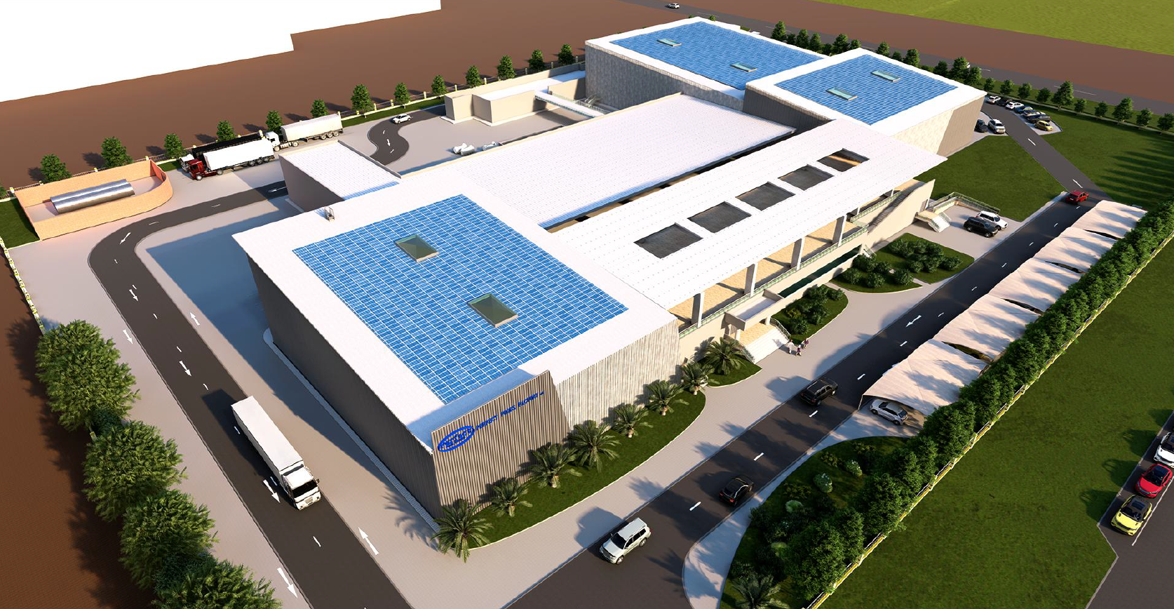 Design and Supervision of Proposed On-Grid Solar PV System Installation, new block construction, ancillary facilities modification at Warehouse, DIP, Dubai